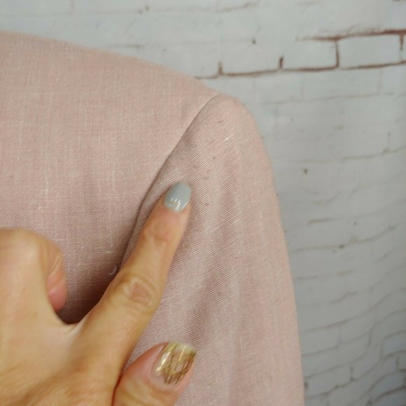 Vintage Glenshire Fine Tailored Clothing Blazer Mens 42 Lined Pink Jacket - Picture 10 of 12